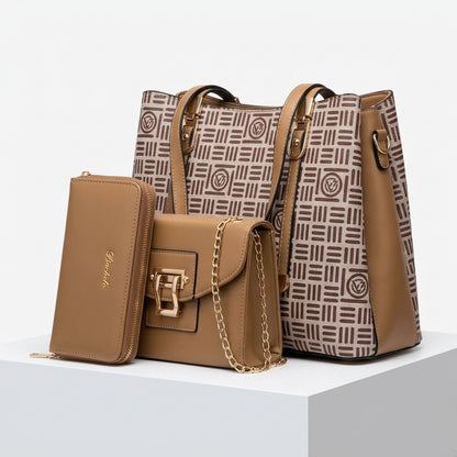 Cartera Bashele X 03 Pzas LJ020 para Mujer