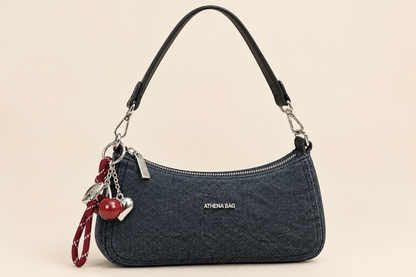 BAGUETTE ATHENA BAG AB37134 - Con Encanto de Cerezas 🍒