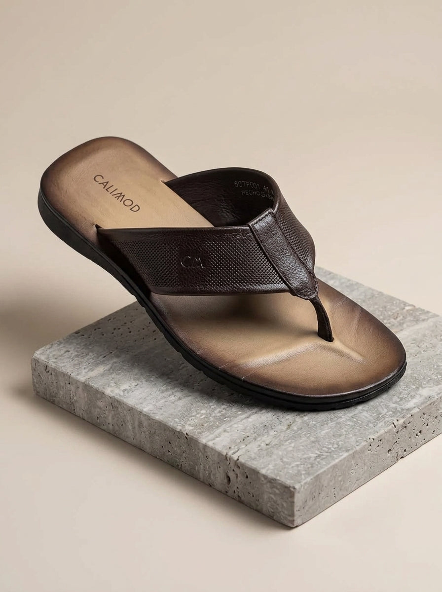 Sandalias de Cuero Calimod CTF001 para Hombre