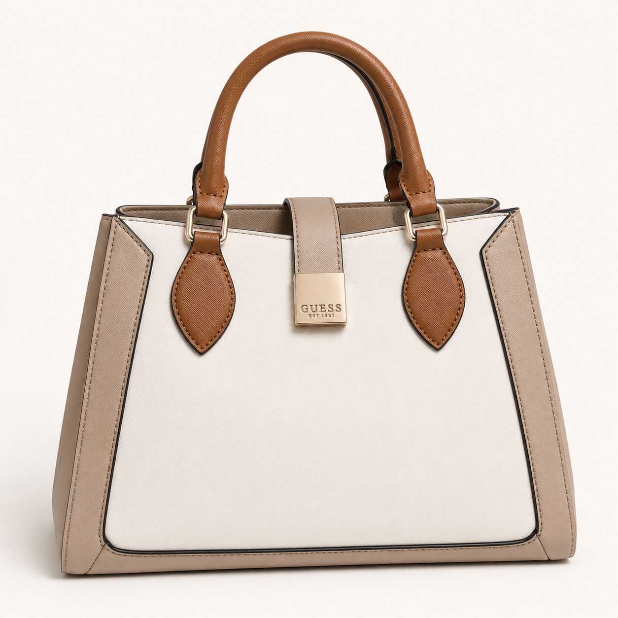 Cartera Guess Camylle Small Satchel Sand