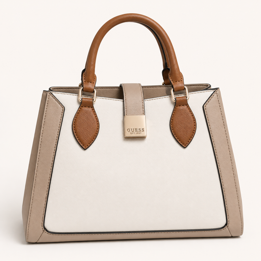 Cartera Guess Camylle Small Satchel Sand
