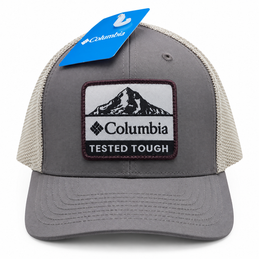 Gorra Columbia Tested Tough – Gris / Beige