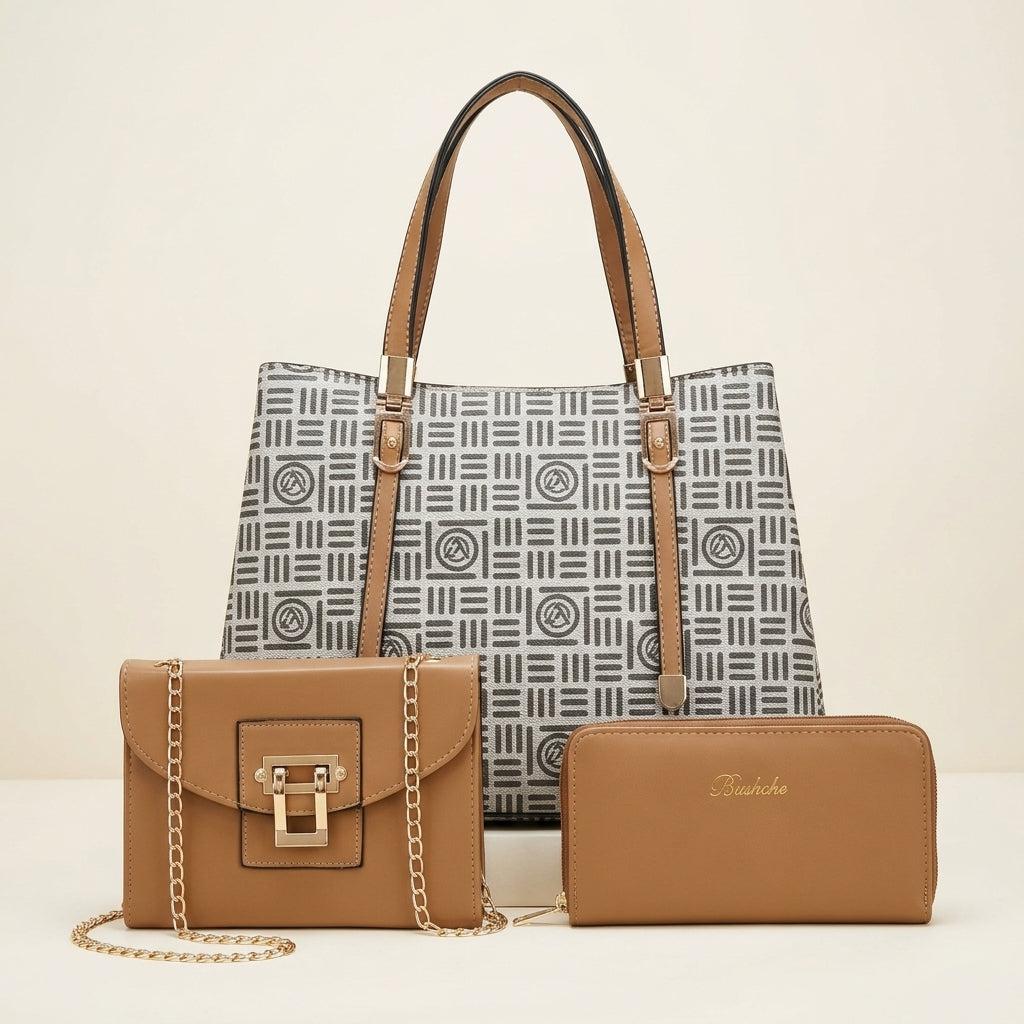 Cartera Bashele X 03 Pzas LJ020 para Mujer