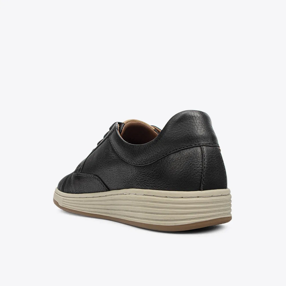 Zapatillas Casuales de Cuero para Hombre Calimod 1UIQ001 Tan