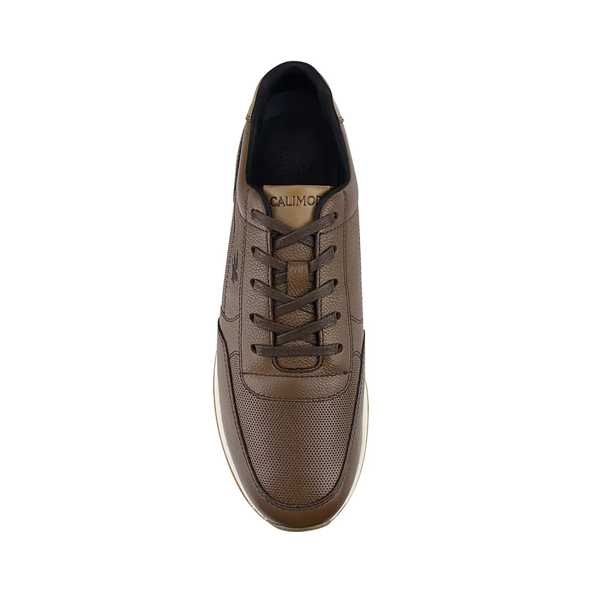Zapatillas Urbanas de Cuero para Hombre Calimod UIV002 NUT