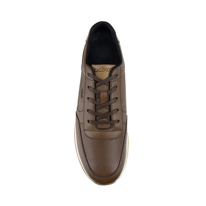 Zapatillas Urbanas de Cuero para Hombre Calimod UIV002 NUT