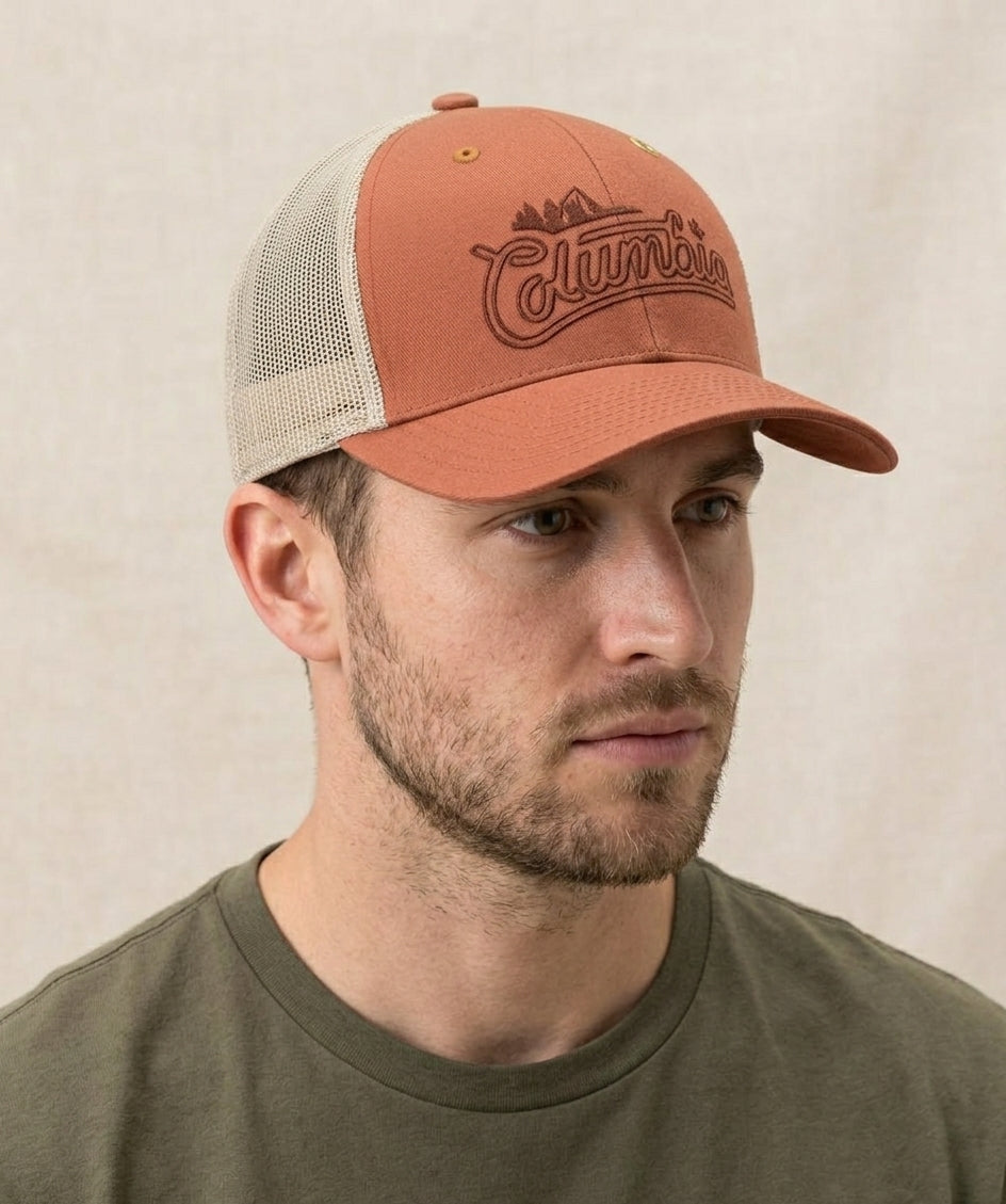 Gorra Trucker Columbia Mesh – Ajustable y Transpirable